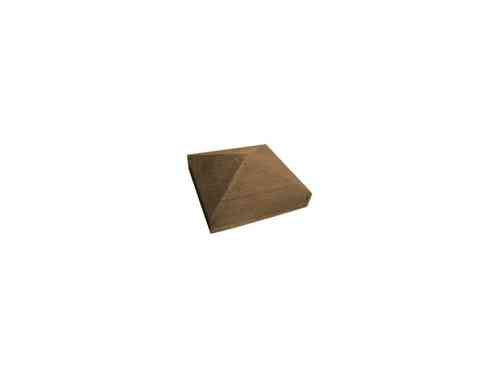 Tolpanhattu pyramidi 70mm:n tolpalle, ruskea kestopuu