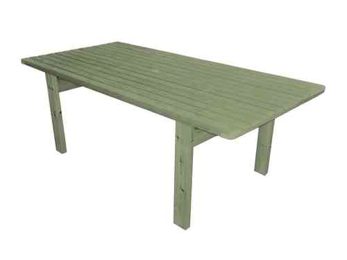 Amelia-pöytä 207cm, vihreä kestopuu