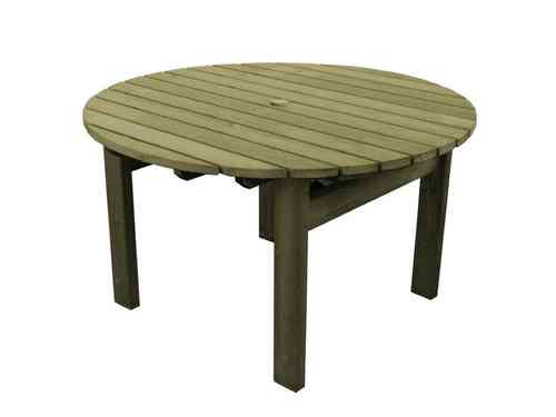 Margot-pöytä Ø156cm, vihreä kestopuu