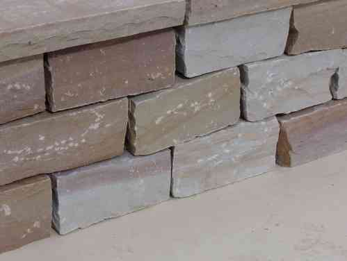 Tammiston muurikivi 22,5x14x10cm, sandstone camel dust
